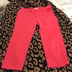 LL Bean Crop Pants Size 18